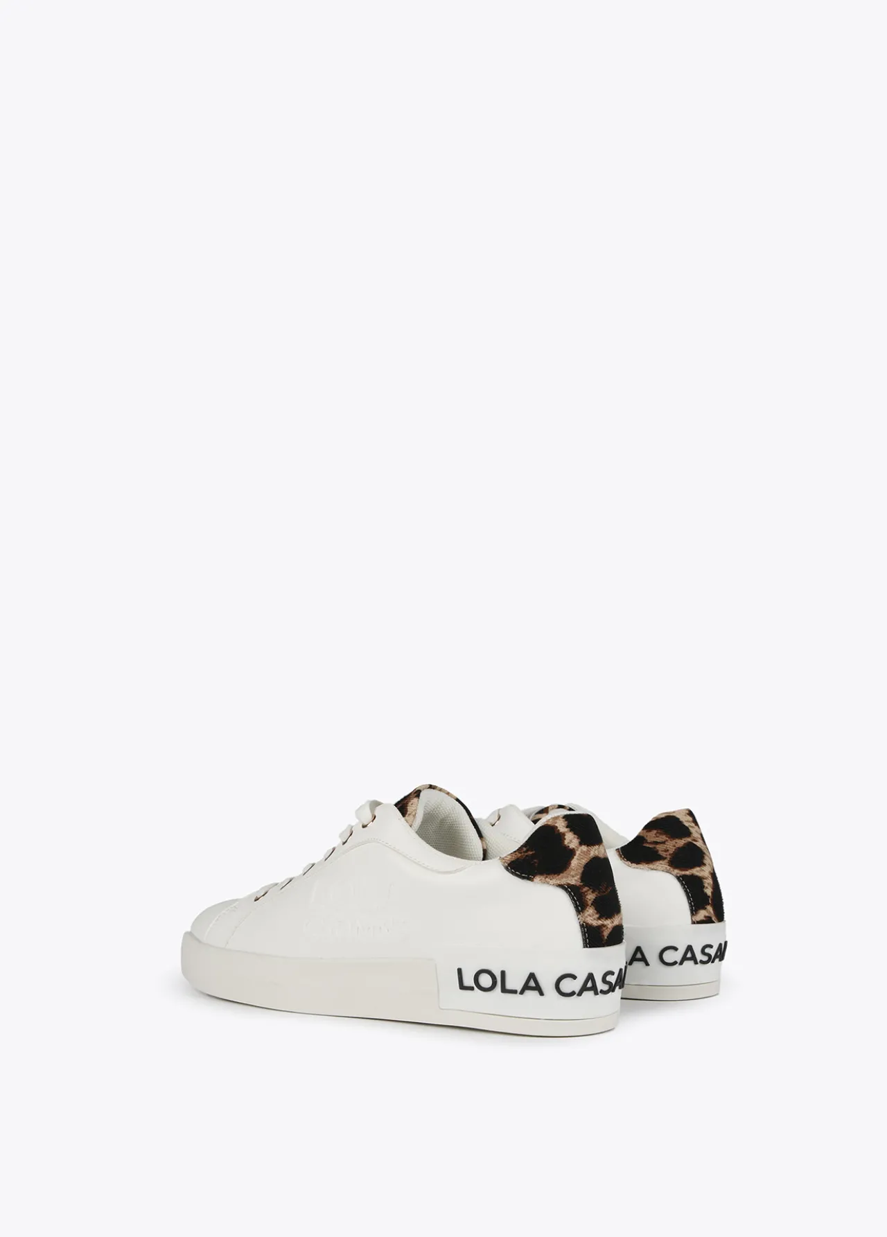zapatillas_tipo_sneakers_detalles_animal_print_2.webp Lola Casademunt Animal Print | Zapatillas Deportivas<Zapatillas tipo sneakers detalles animal print BLANCO-MARRON