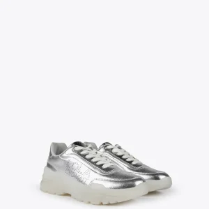 Lola Casademunt Calzado<Zapatillas tipo sneakers metalizadas DORADO
