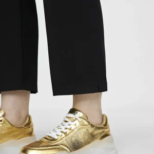Lola Casademunt Calzado<Zapatillas tipo sneakers metalizadas DORADO