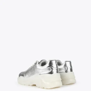 Lola Casademunt Calzado<Zapatillas tipo sneakers metalizadas DORADO