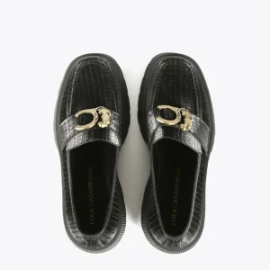 Lola Casademunt Zapatos Planos<Zapato mocasín NEGRO