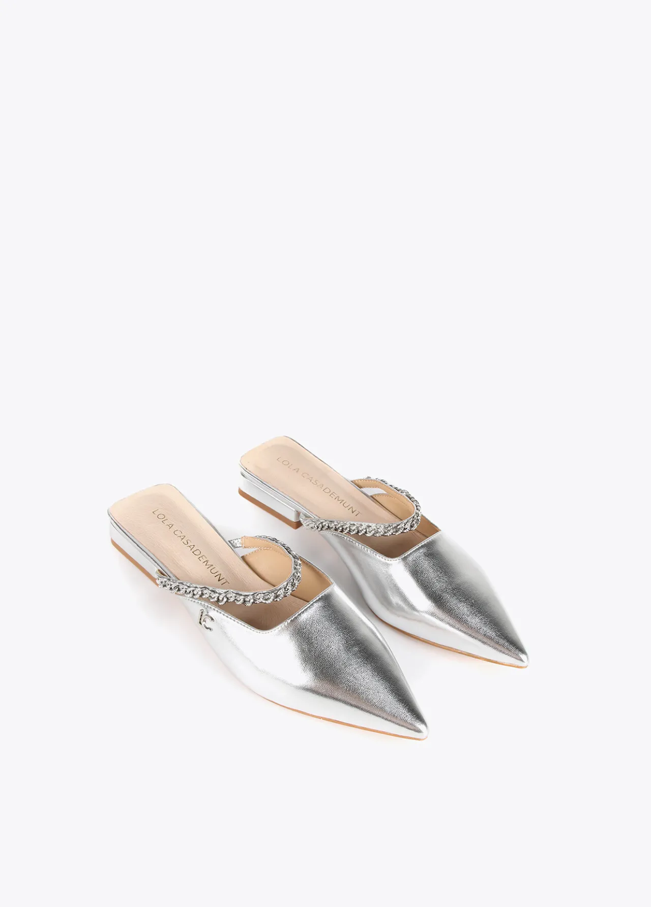 zapato_plano_destalonado_1.webp Lola Casademunt Zapatos Planos<Zapato plano destalonado PLATEADO
