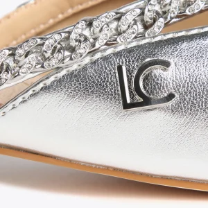 Lola Casademunt Zapatos Planos<Zapato plano destalonado PLATEADO