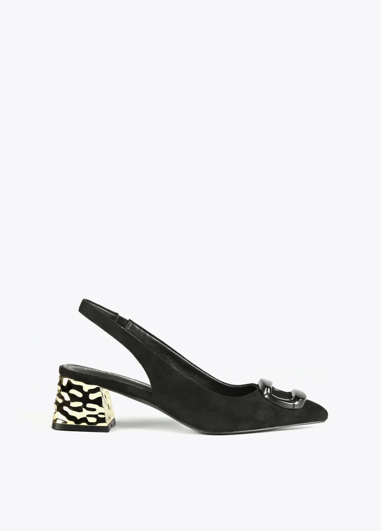 zapato_saln_abierto_0.webp Lola Casademunt Zapatos De Tacón<Zapato salón abierto NEGRO-METAL