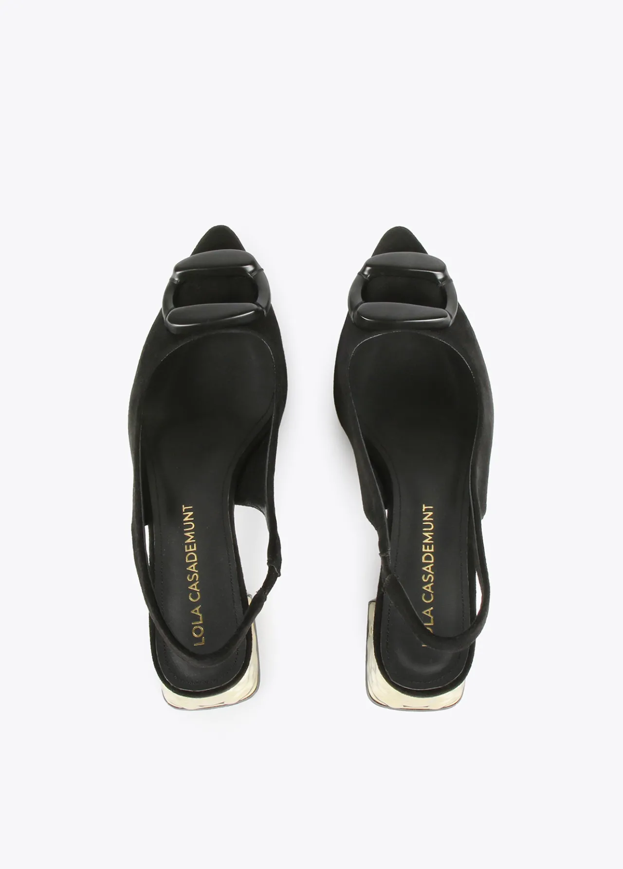 zapato_saln_abierto_4.webp Lola Casademunt Zapatos De Tacón<Zapato salón abierto NEGRO-METAL